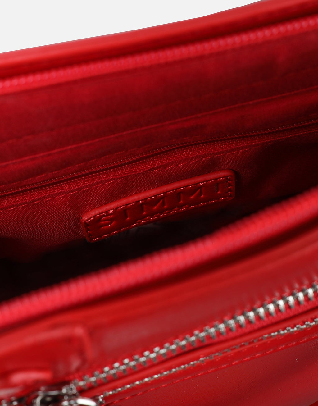 Adina Red Stud Detail Handbag