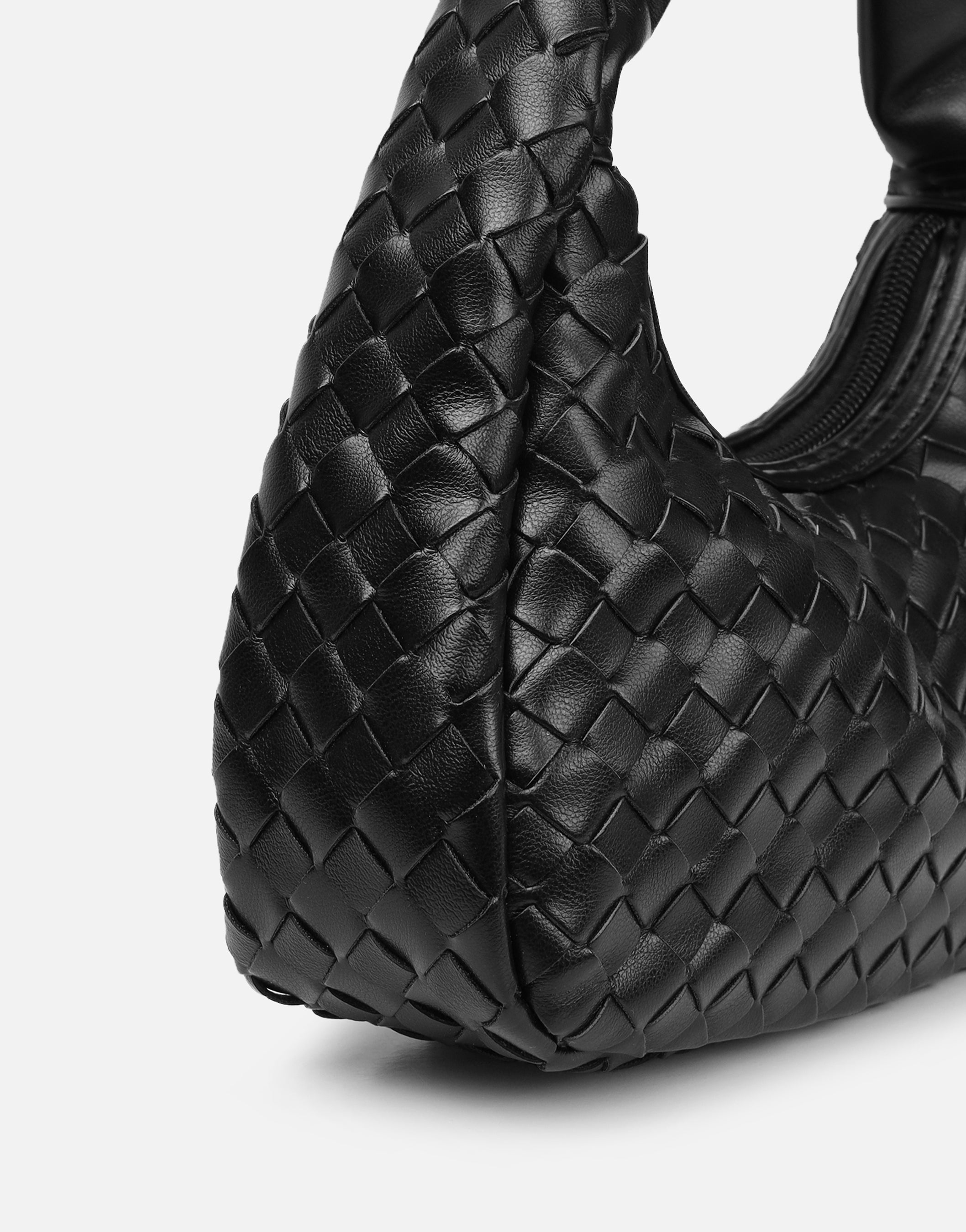 Albany Black Woven Mini Bag