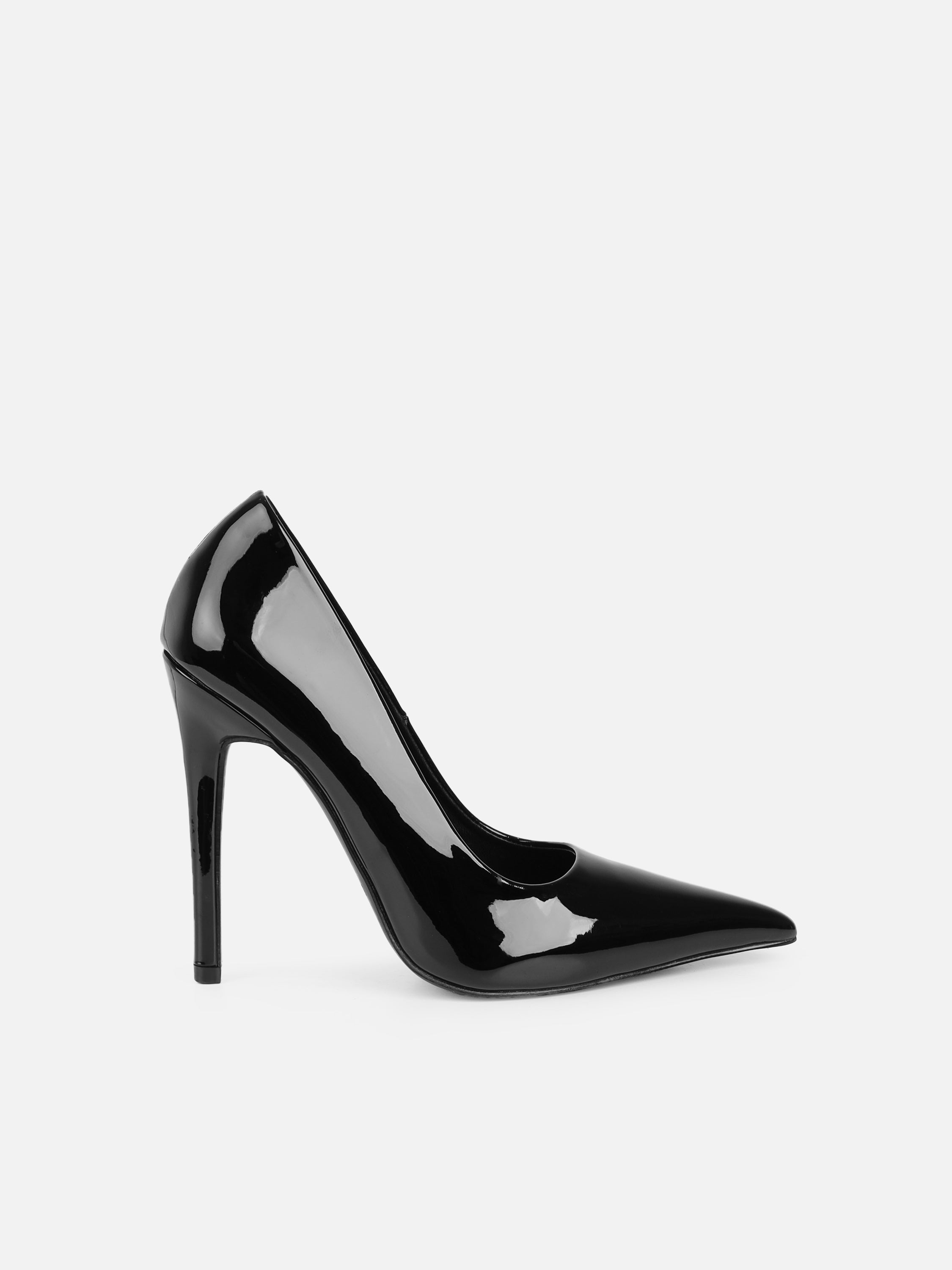 Alez Black Patent Court Shoes