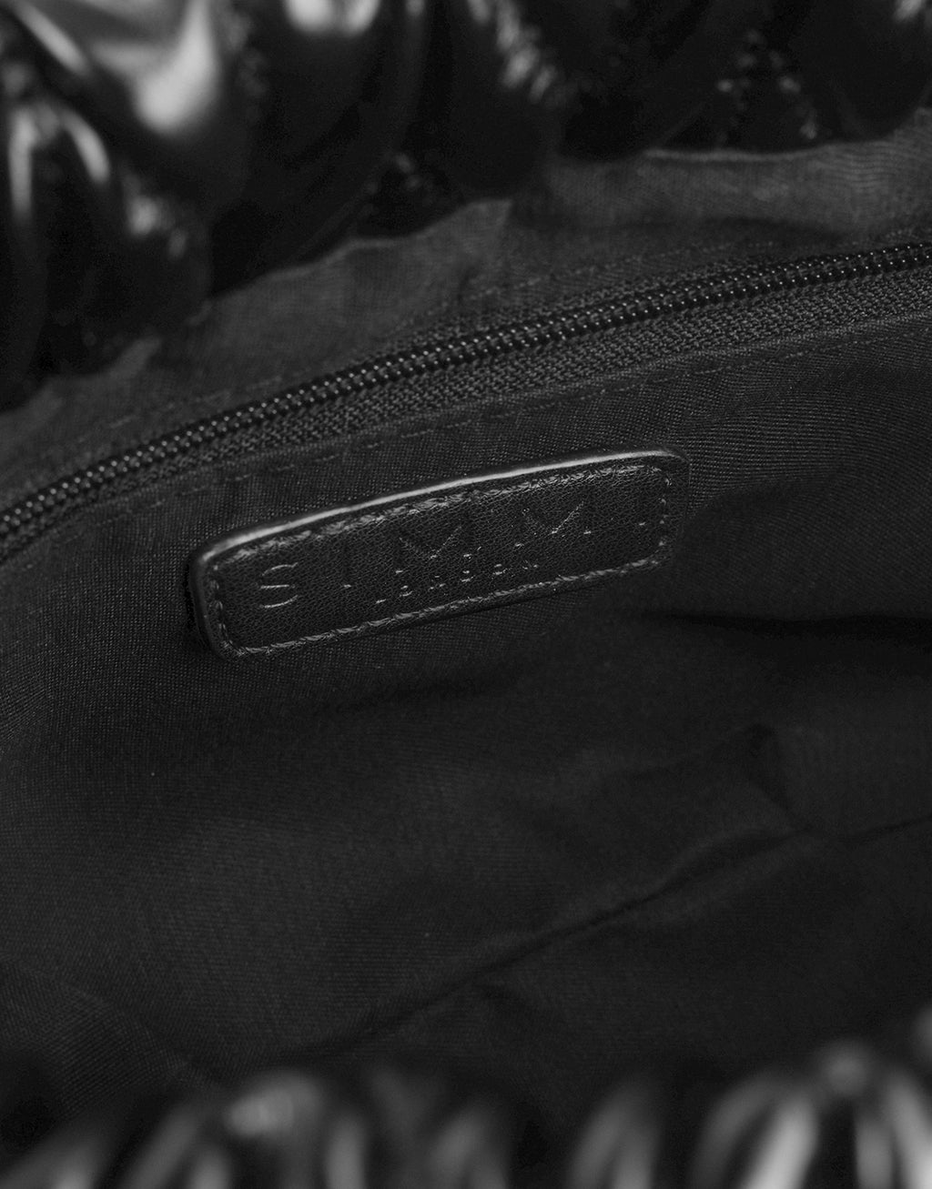 Amanza Black Mini Chain Bucket Bag