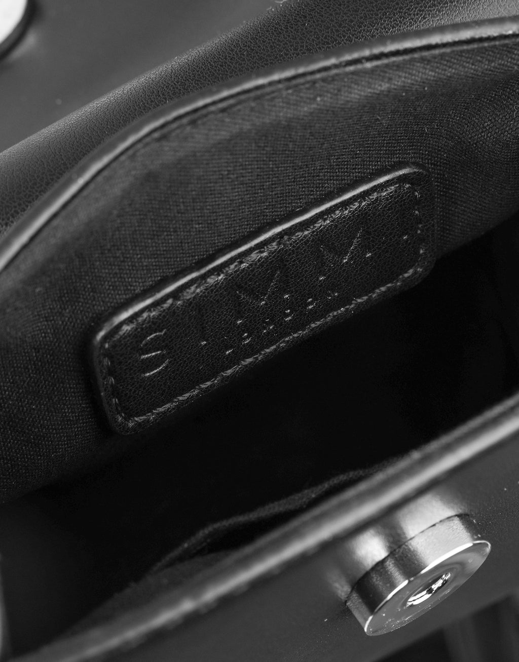 Amarilla Black Top Handle Mini Bag