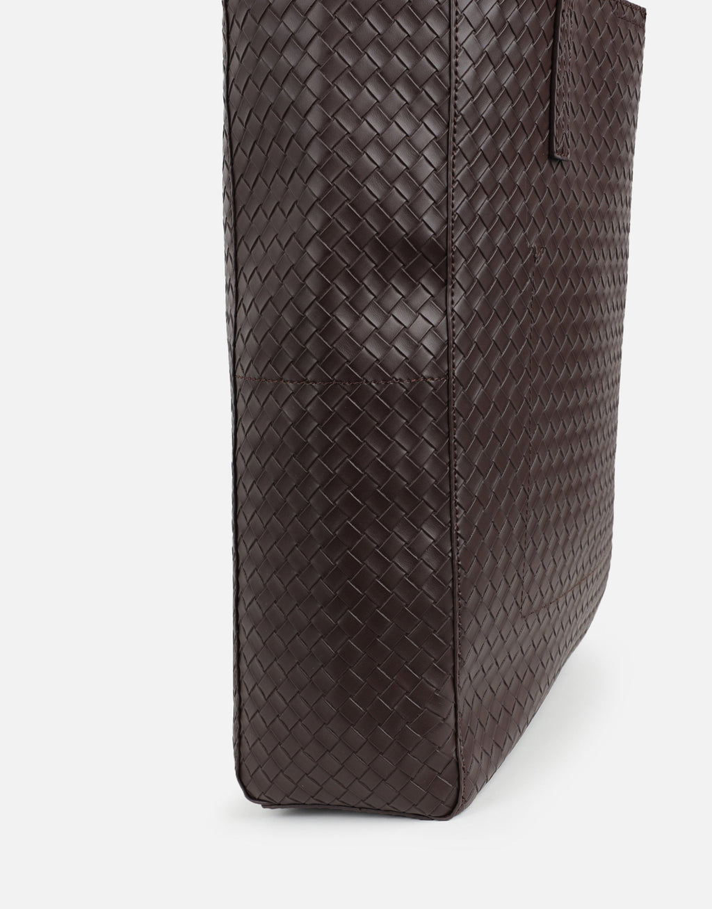 Annie Brown Large Woven Large Tote Bag