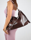 Artemis Large Brown Shoulder Bag