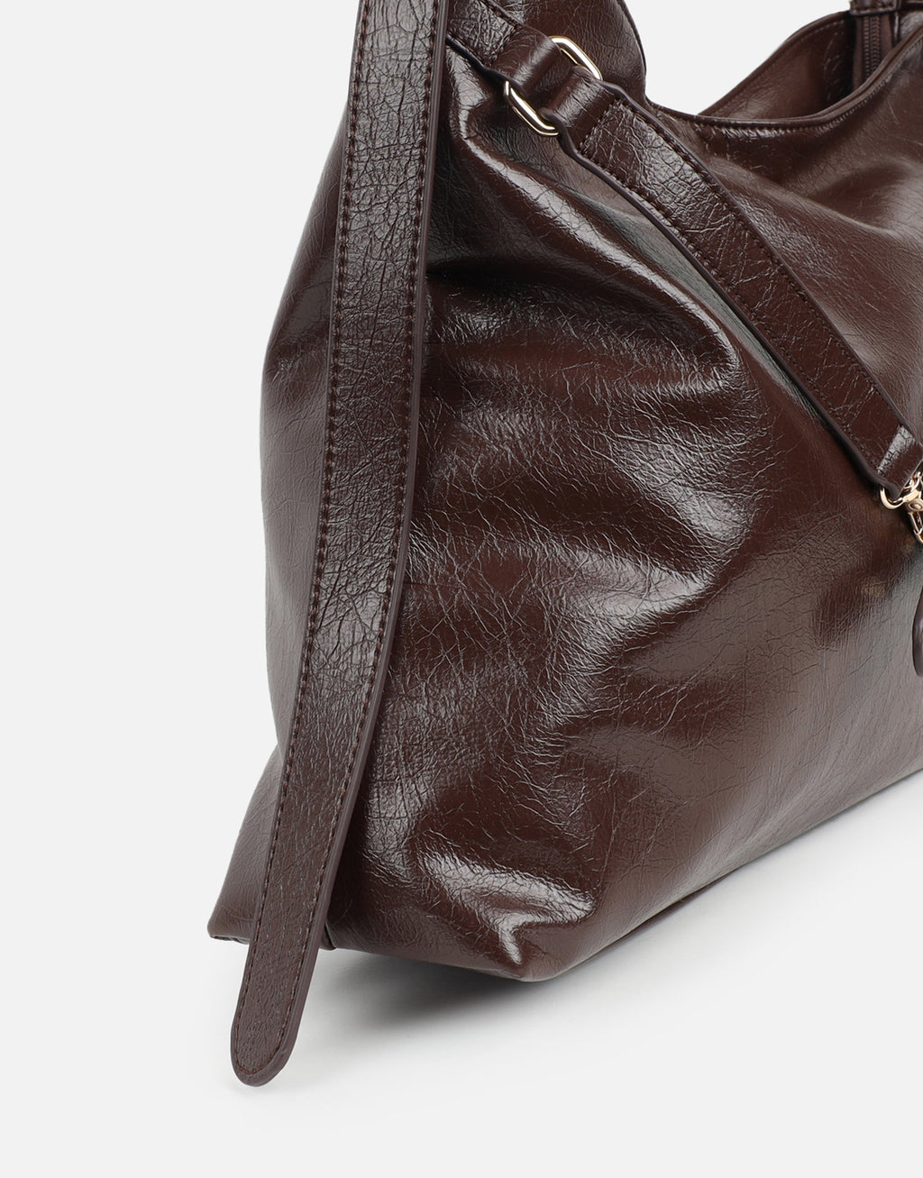 Artemis Large Brown Shoulder Bag