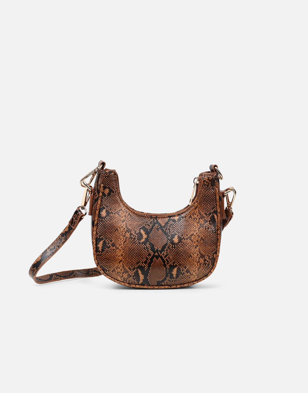 Caryn Brown Faux Snake Effect Mini Cross Body Bag