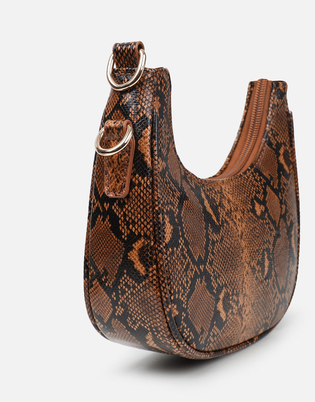 Caryn Brown Faux Snake Effect Mini Cross Body Bag