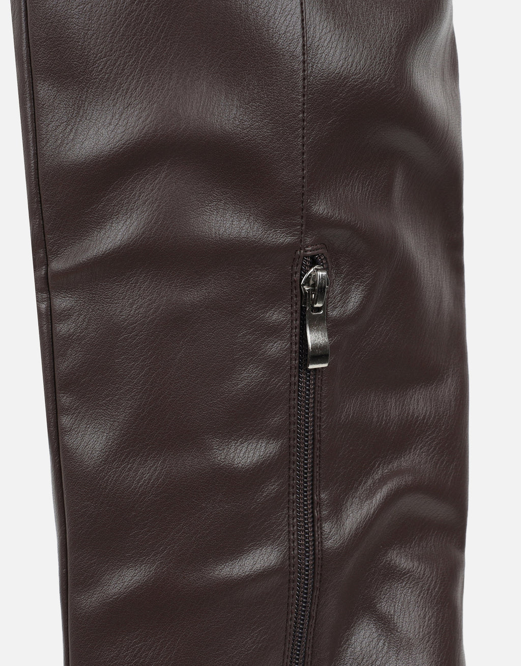 Miguel Brown Knee High Heeled Boots