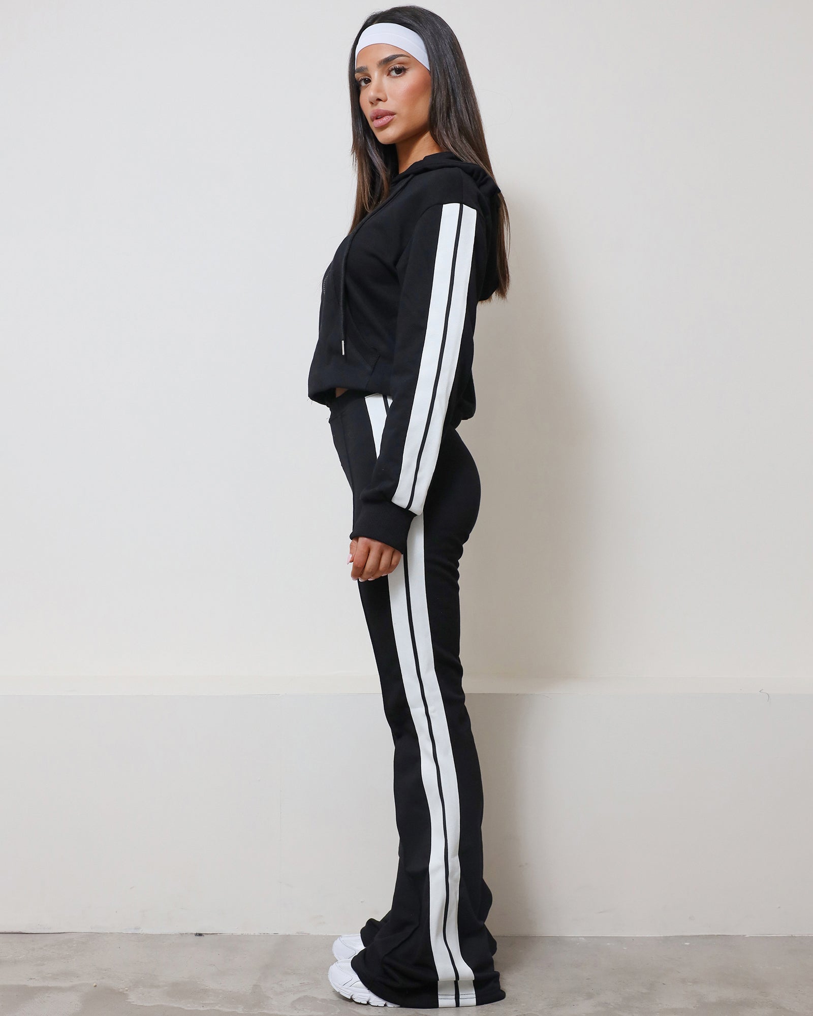 Ellis Black Tracksuit Set