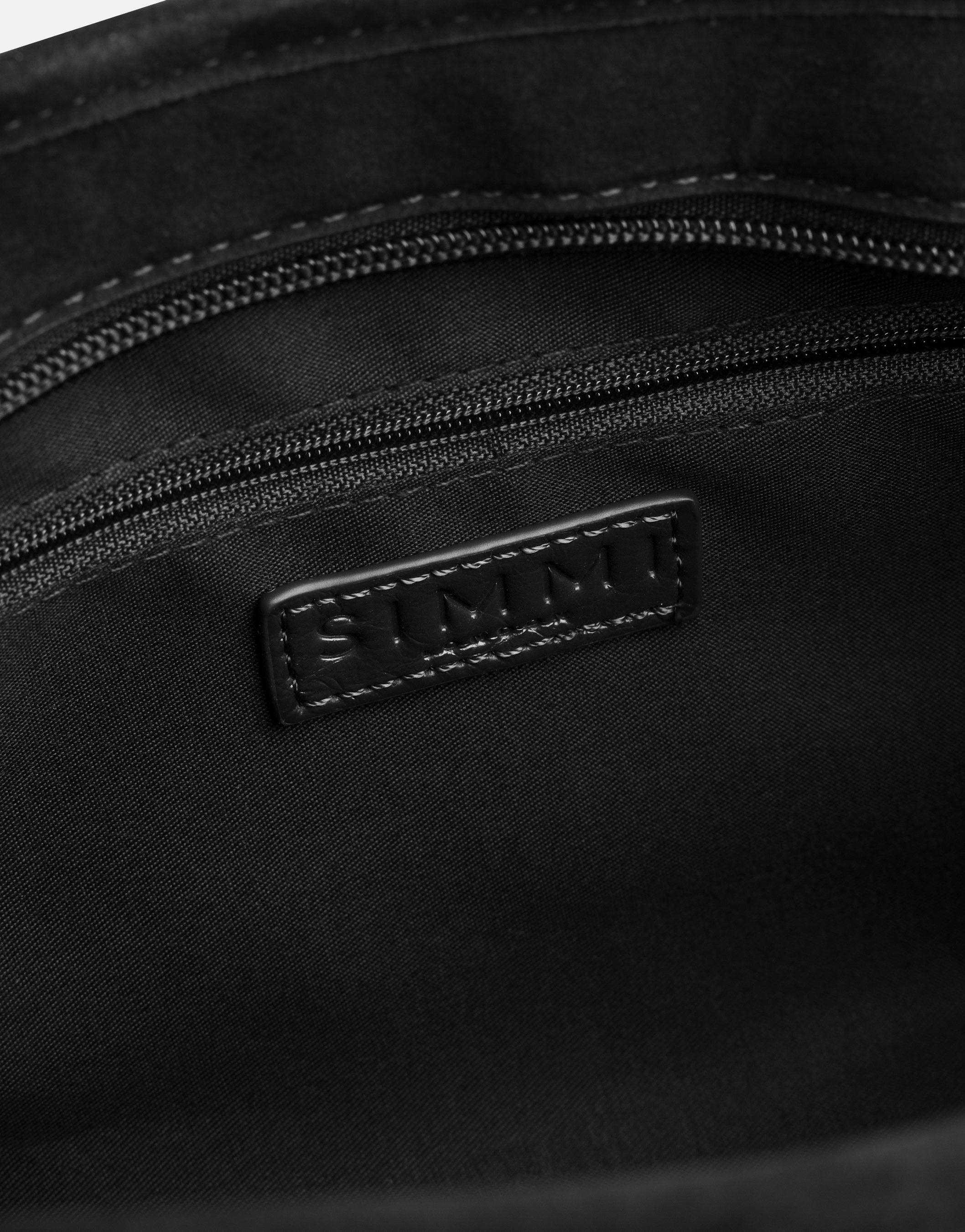 Eos Black Suede Handbag