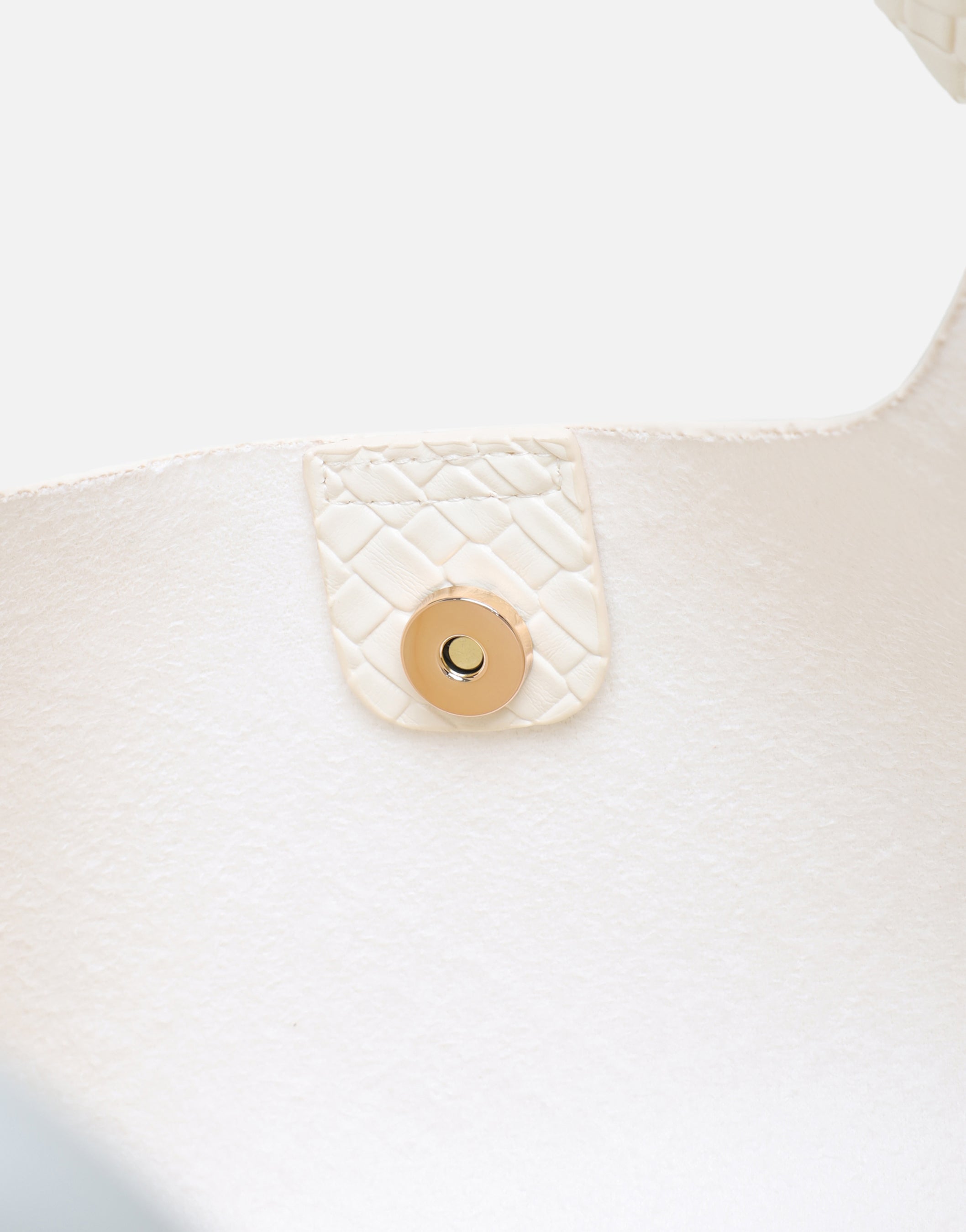 Heather Large Woven Stone Shoulder Bag