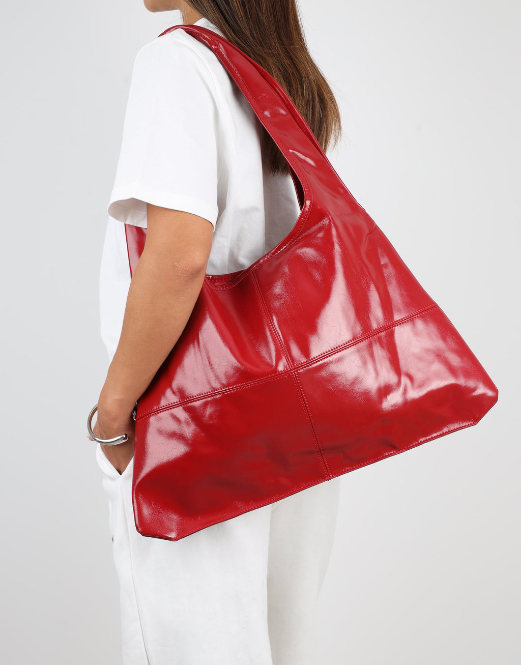 Kristy Vintage Red Shoulder Bag