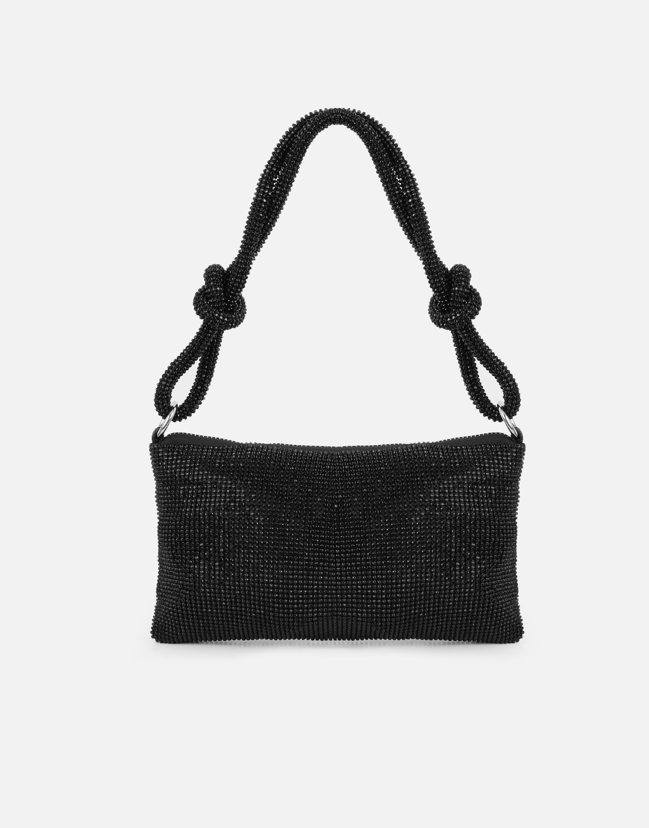 Talia Black Diamante Shoulder Bag