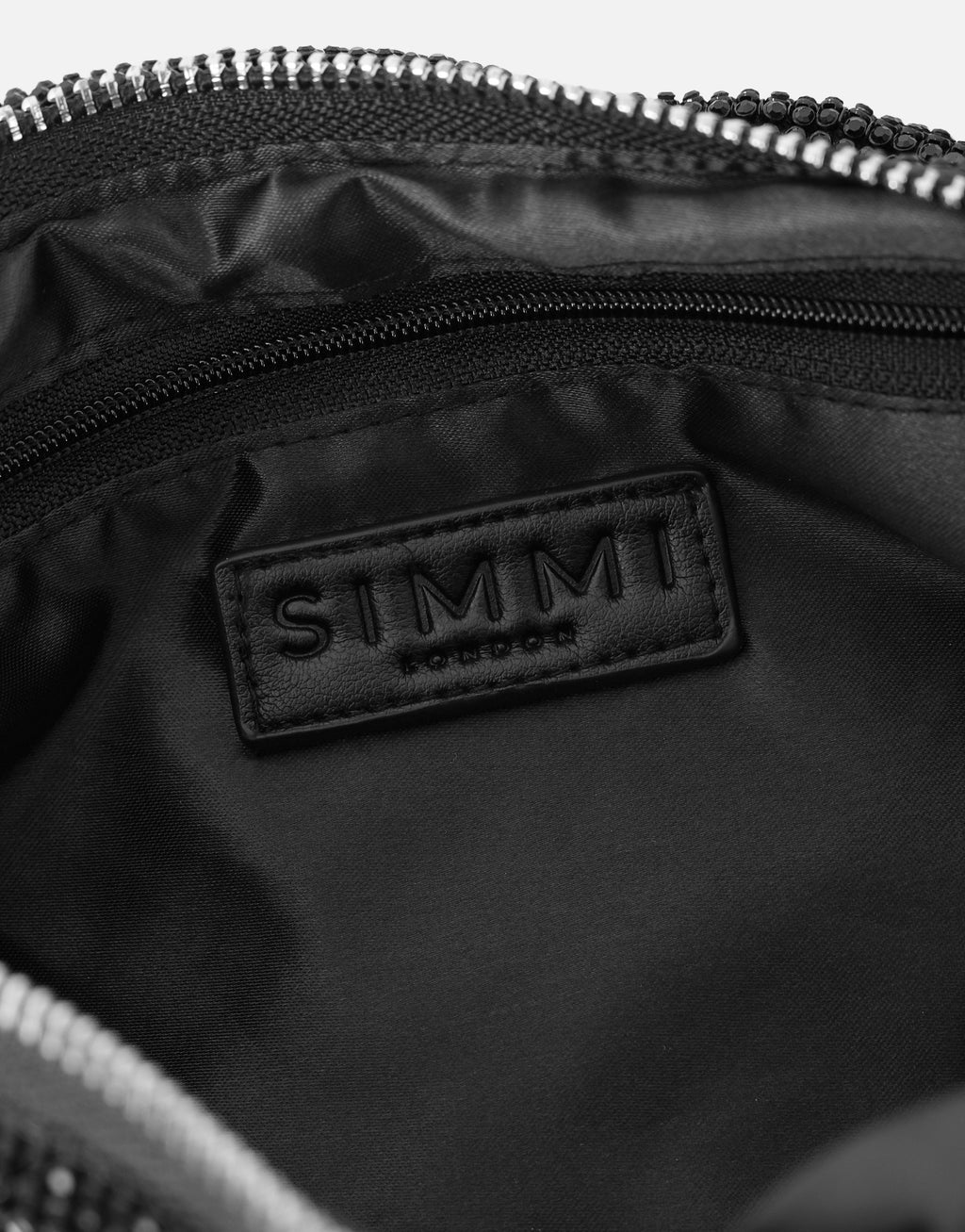 Talia Black Diamante Shoulder Bag