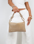 Talia Gold Diamante Shoulder Bag