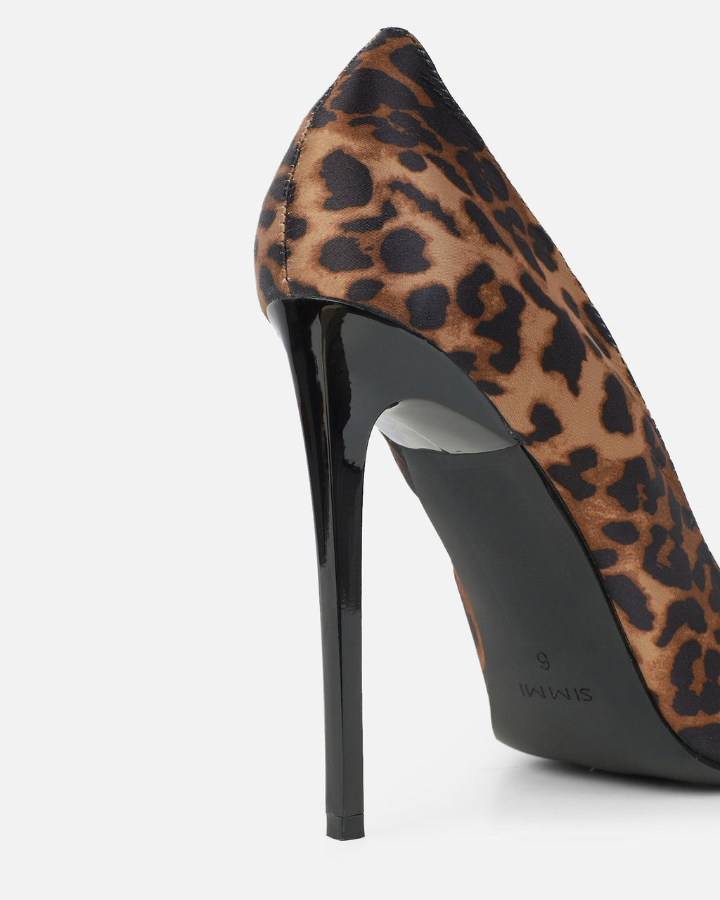 Agathia Leopard Satin Stiletto Court Shoes