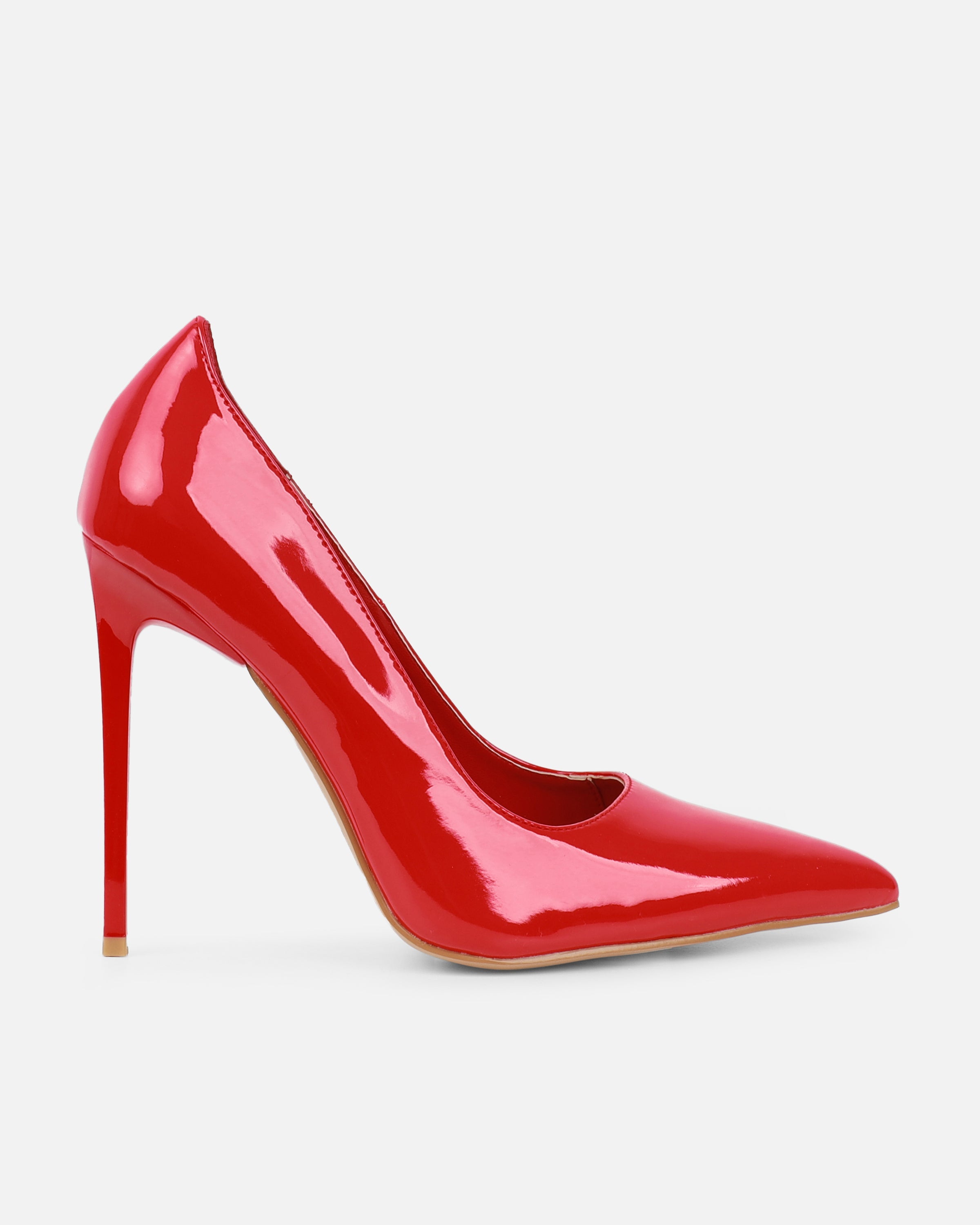 Agathia Red Patent Stiletto Court Shoes