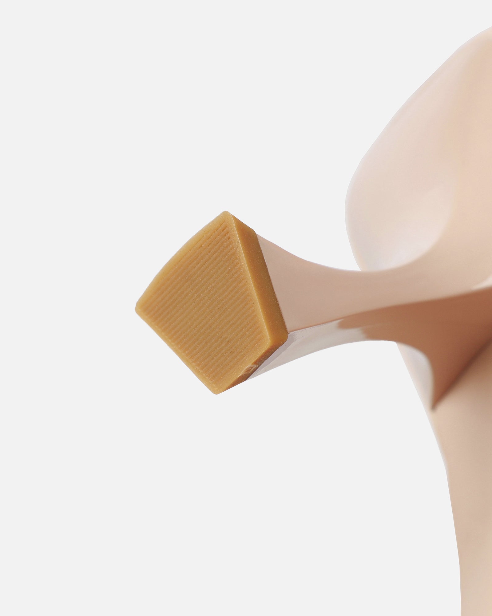 Alanis Nude Clear Diamante Slingback Mid Heel Courts