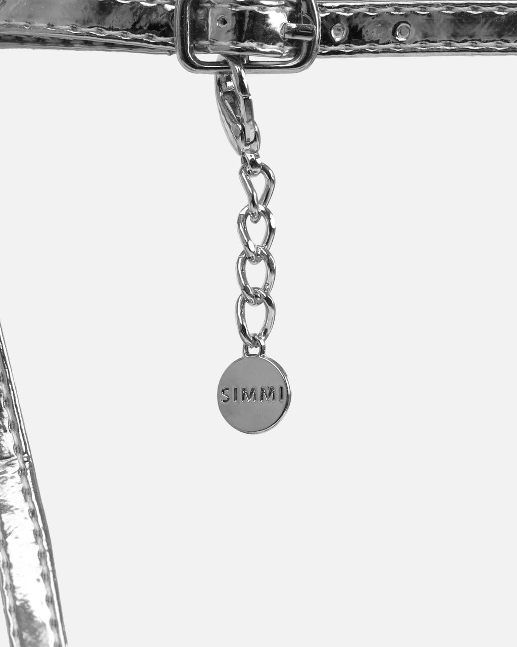 Dionne Crowe Cupcake Silver Platform Block Heels