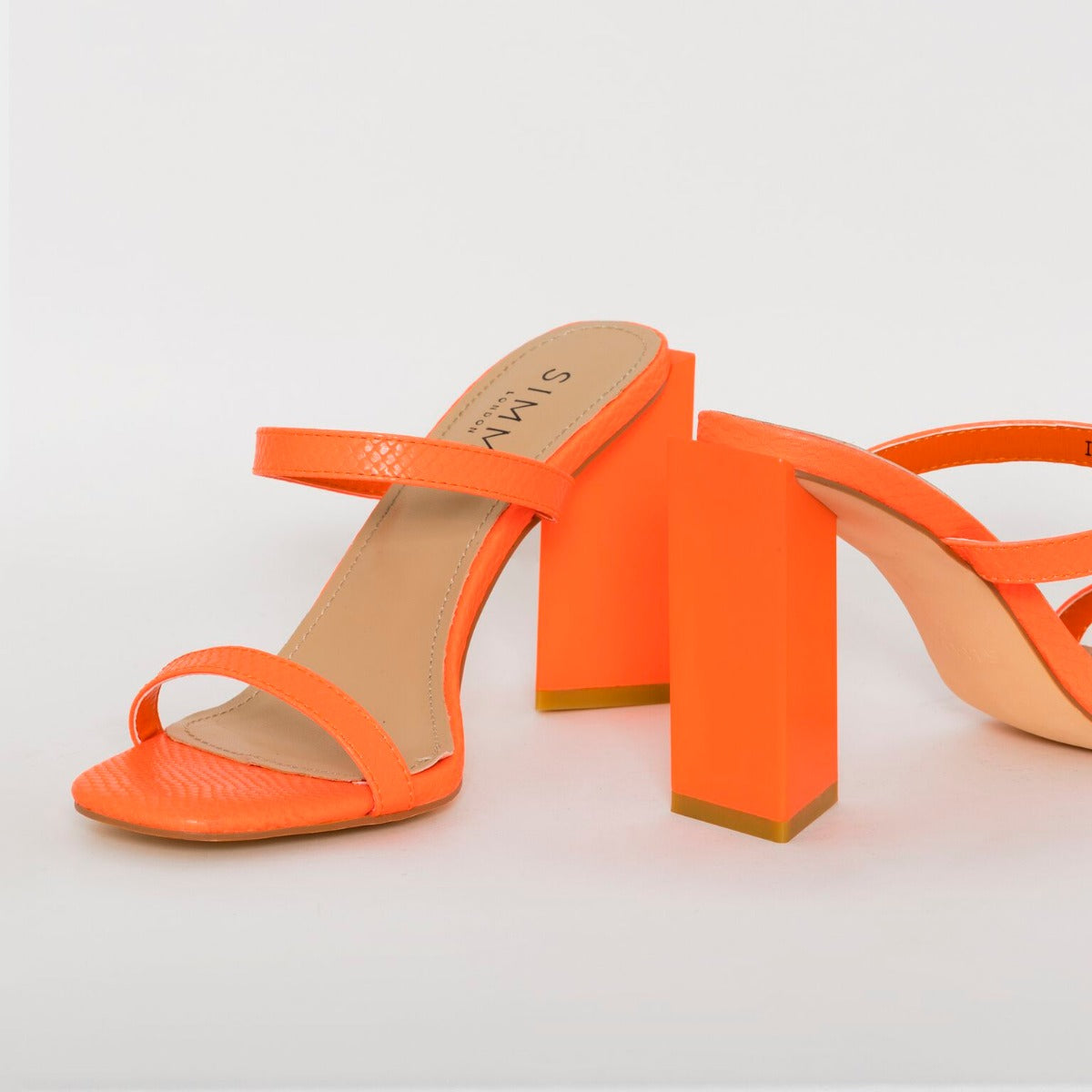 Ivan Coral Snake Print Block Heel Mules