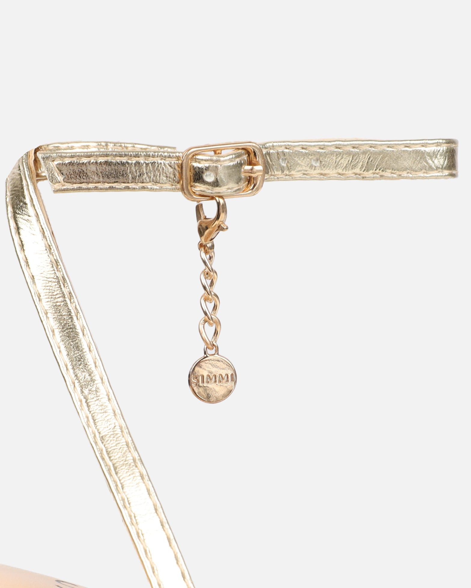 Citra Gold Metallic Espadrille Wedges