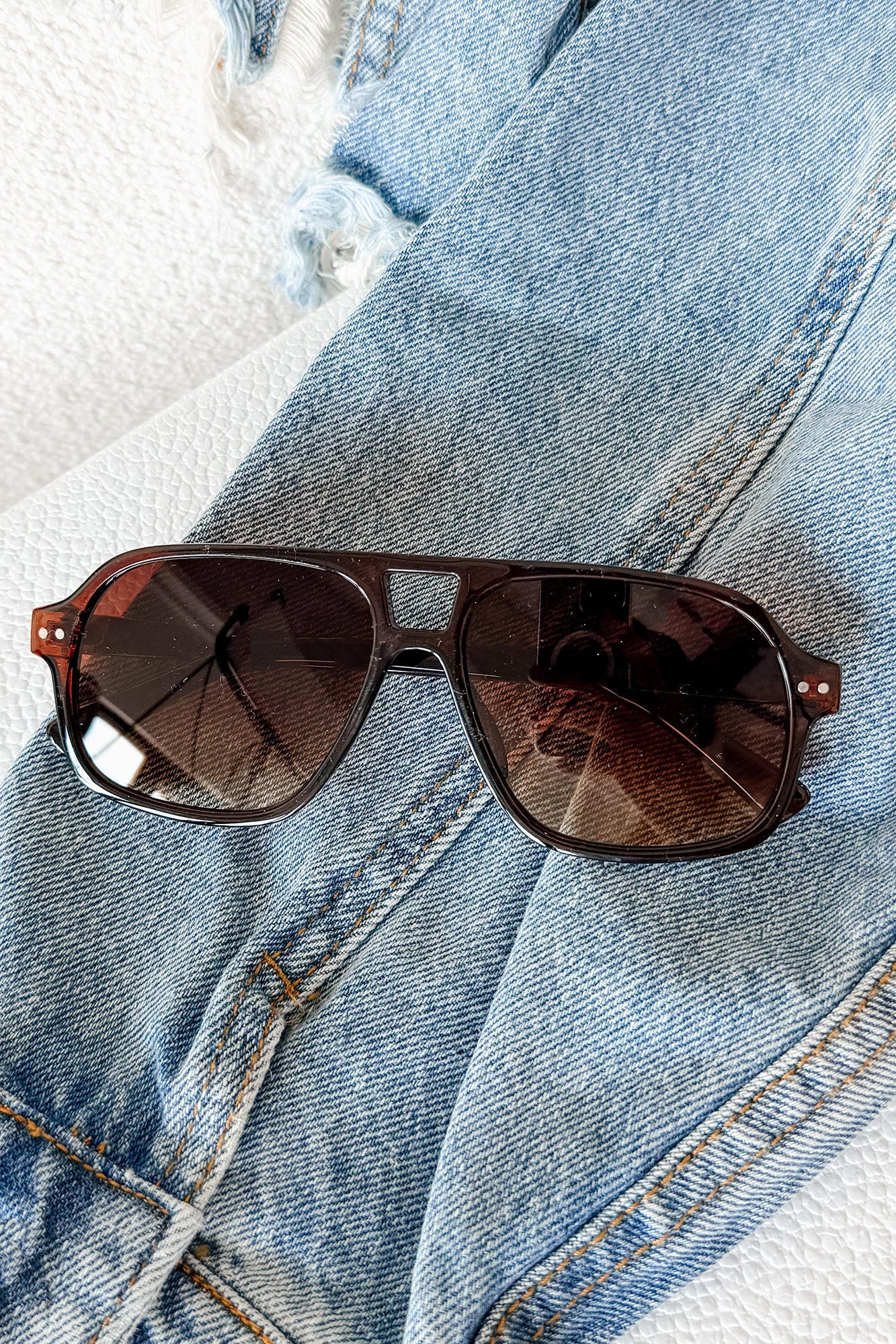 All Eyes Up Aviator Sunglasses (Multiple Color Options)